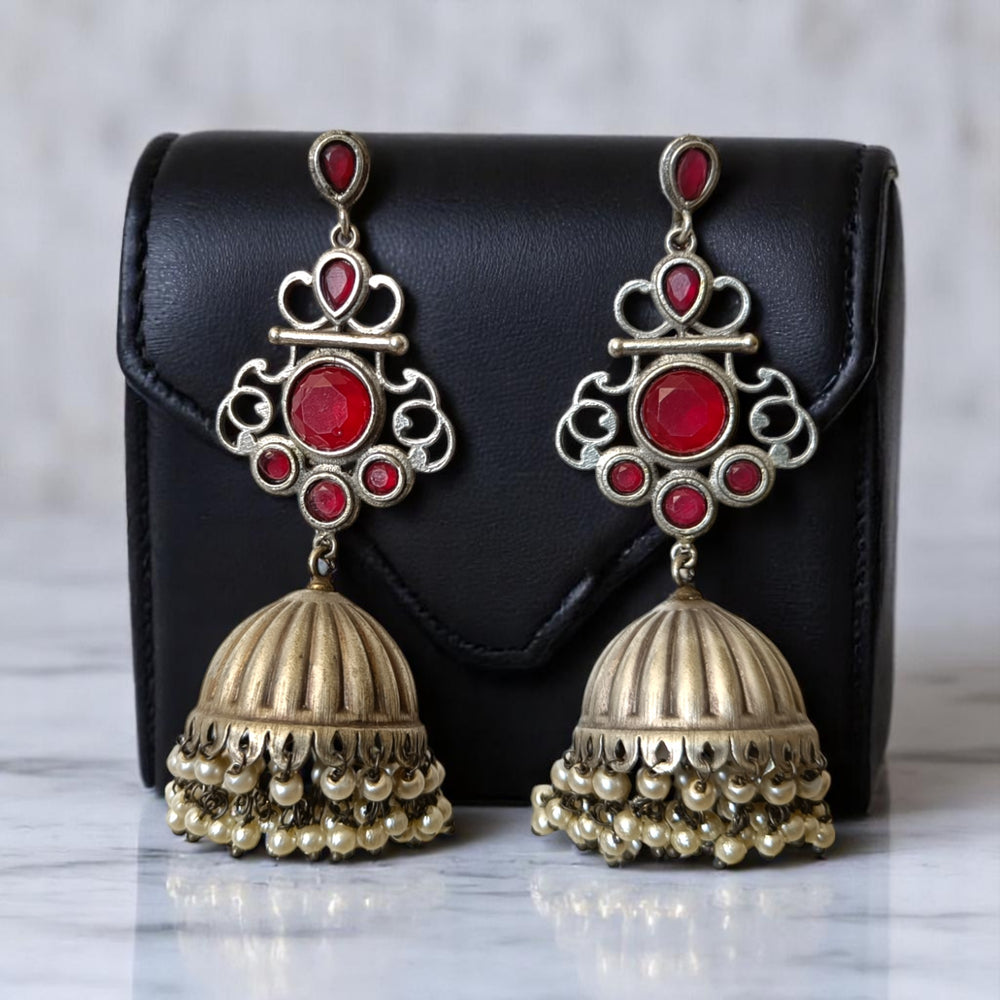 SILVER REPLICA EARRINGS COLEUS - TelaNaari