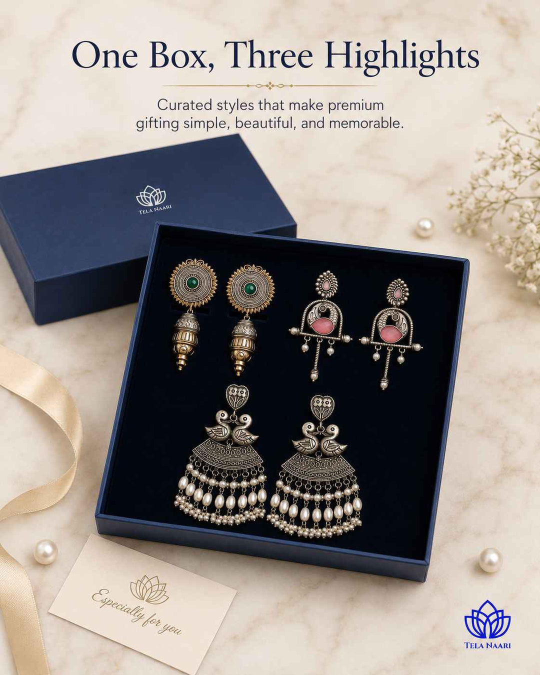 Styled for housewarming: festive Bella Hamper Premium Box, a Diwali gift for girlfriend