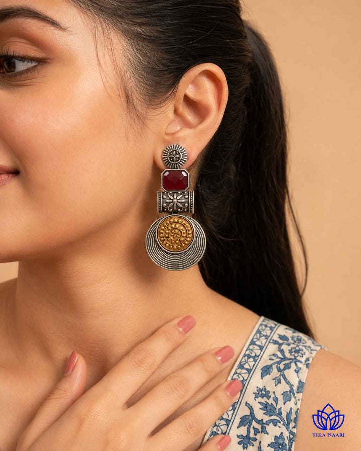Two pairs of earrings from the Olivia Hamper, a gift for wife