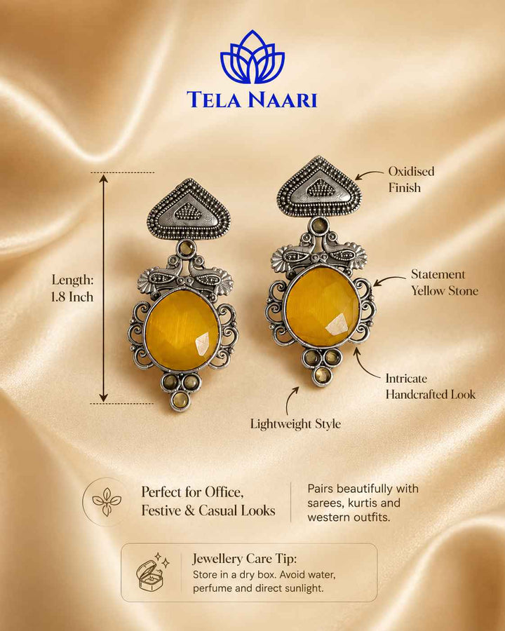 Push back closure keeps this earring secure and comfortable.