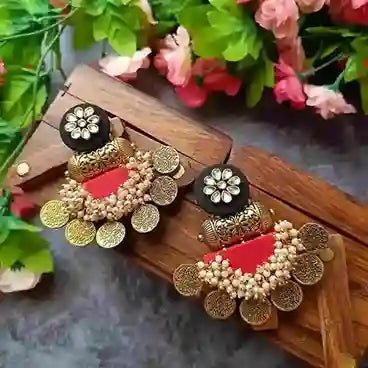 Handcrafted Mirror Earrings - My Indian Brand